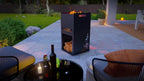 Log & Flame Fire Pit